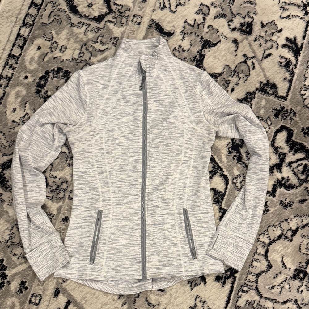 Queenieke Gray Zip-Up Jacket